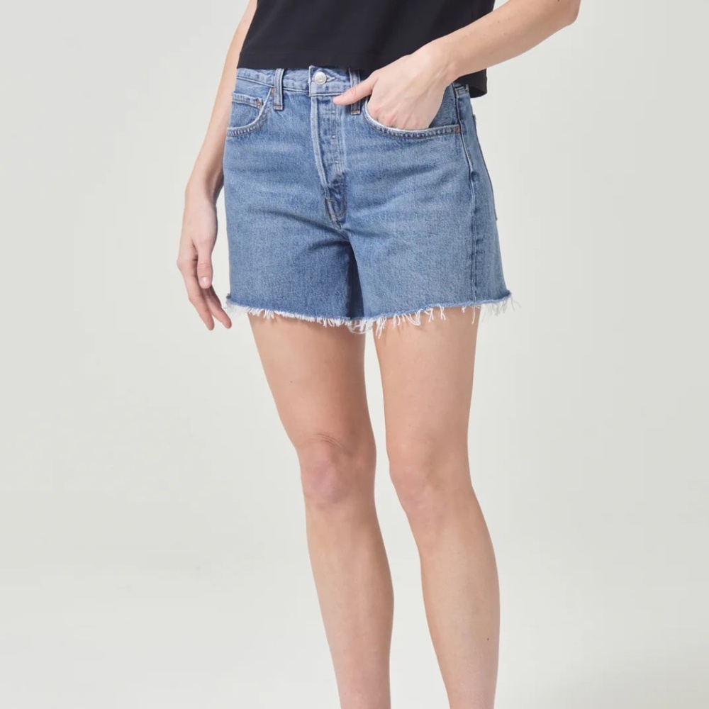 AGOLDE ICONIC Parker long short in Skywave size 32 NWT